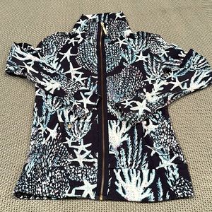 Lilly Pulitzer Full Zip Sweatshirt